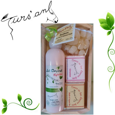 Tursane-cadeau-Coffret-lait corps bonbons savons